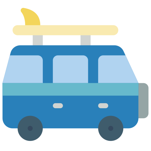 Camper Basic Miscellany Flat icon
