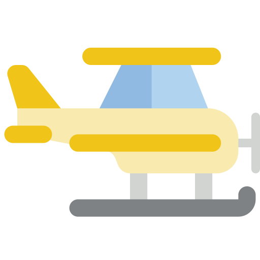 Plane Basic Miscellany Flat icon