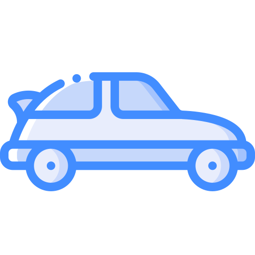 자동차 Basic Miscellany Blue icon