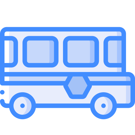 bus Basic Miscellany Blue icoon