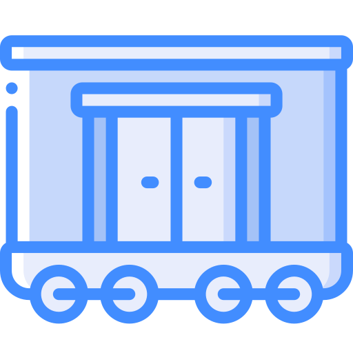기차 화물 Basic Miscellany Blue icon