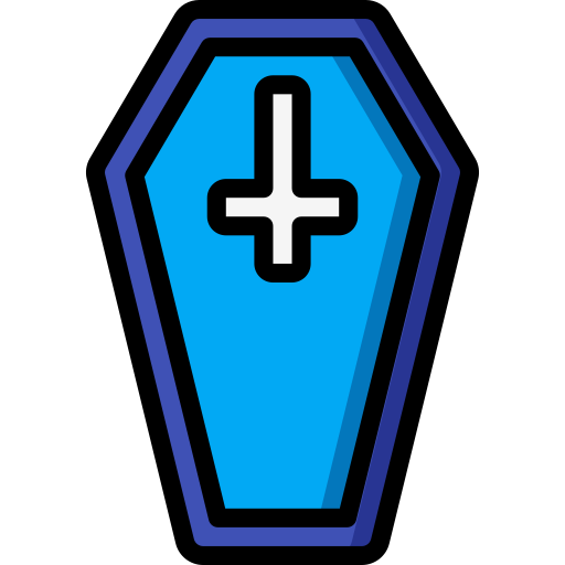 Coffin Basic Miscellany Lineal Color icon