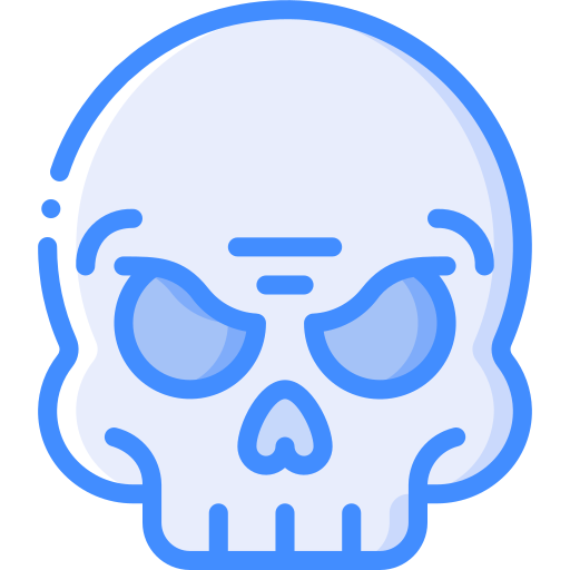 czaszka Basic Miscellany Blue ikona