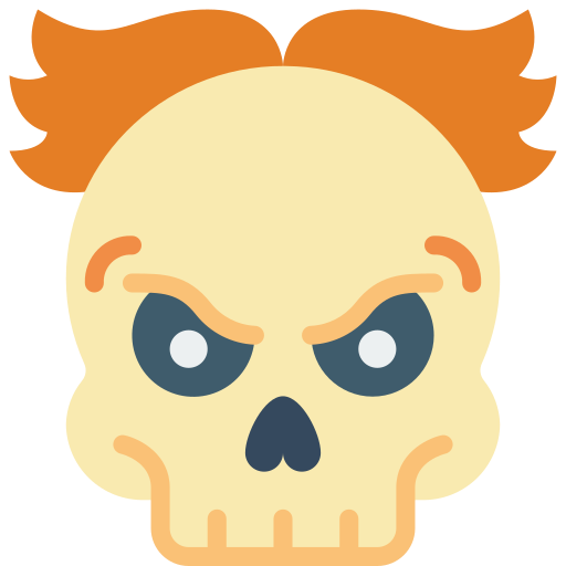 cráneo Basic Miscellany Flat icono