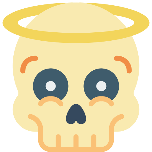 Skull Basic Miscellany Flat icon
