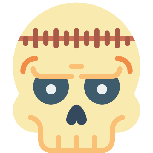 Skull Basic Miscellany Flat icon