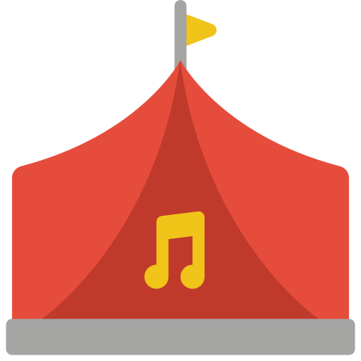 Music festival Basic Miscellany Flat icon