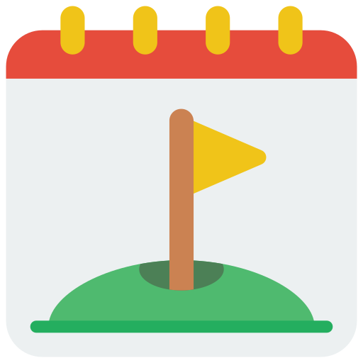 Golf event Basic Miscellany Flat icon