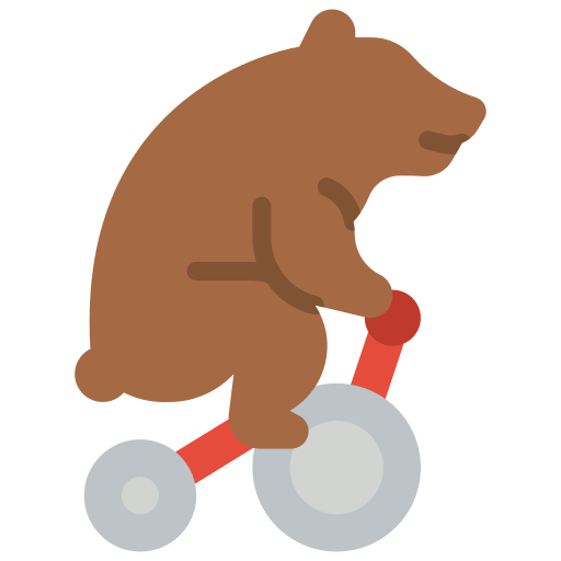 Медведь Basic Miscellany Flat иконка