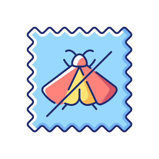 polilla Generic Thin Outline Color icono