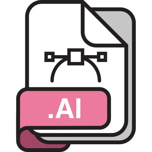 ai 파일 Generic Outline Color icon