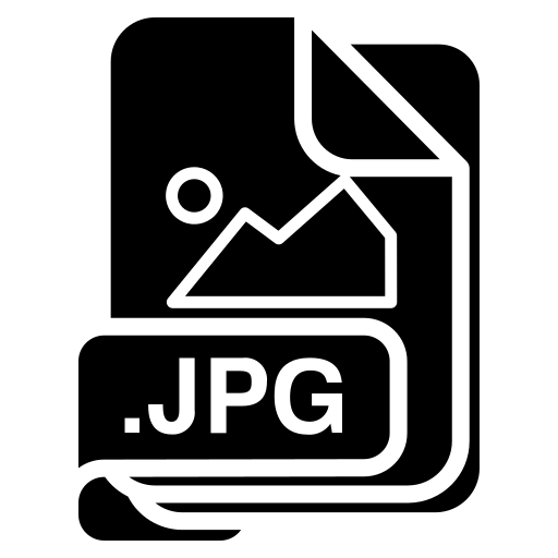 fichier jpg Generic Glyph Icône