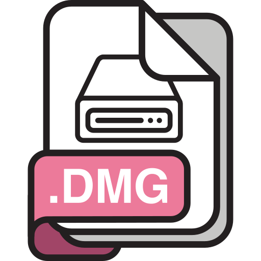 archivo dmg Generic Outline Color icono