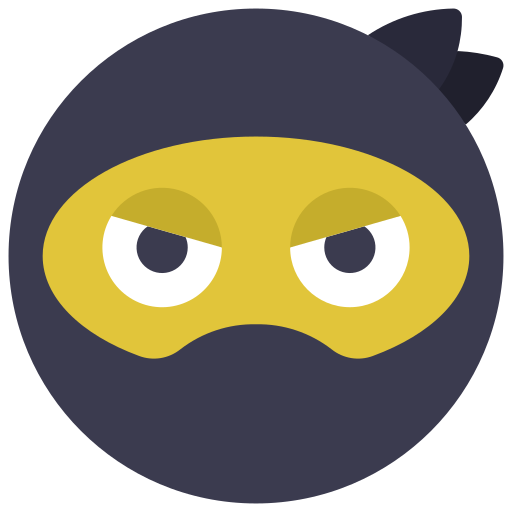 ninja Juicy Fish Flat icon