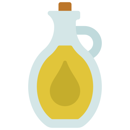 Olive oil Juicy Fish Flat icon