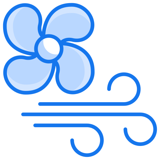 flujo de aire Generic Blue icono