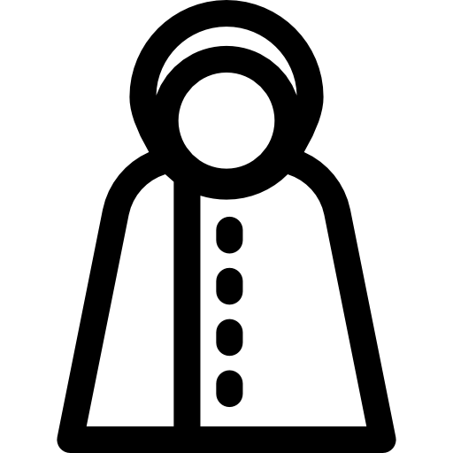 regenmantel Basic Rounded Lineal icon
