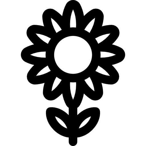 girasole Basic Rounded Lineal icona