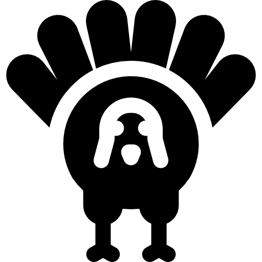 pavo Basic Rounded Filled icono
