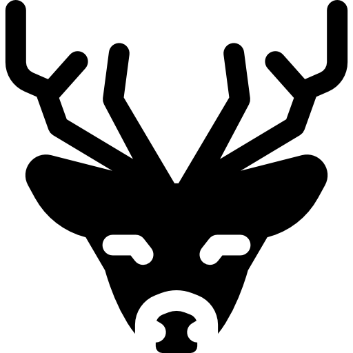 jeleń Basic Rounded Filled ikona