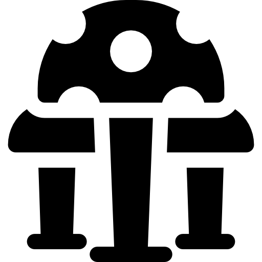 agárico Basic Rounded Filled icono