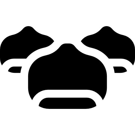 castaña Basic Rounded Filled icono
