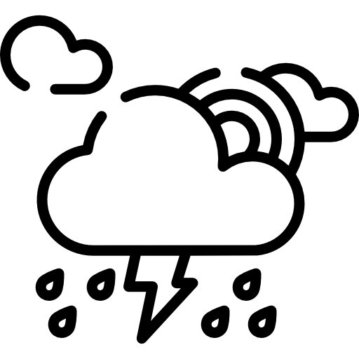 regenbogen Smooth Contour Lineal icon