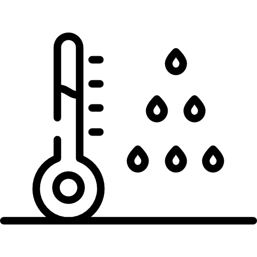 termómetro Smooth Contour Lineal icono