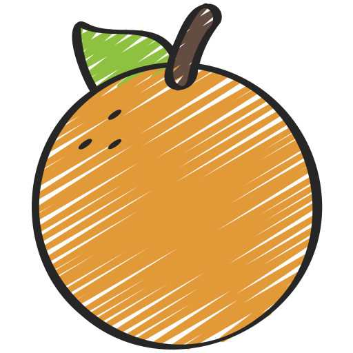 orange Juicy Fish Sketchy Icône