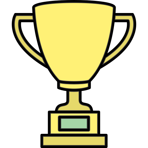 Trophy Generic Thin Outline Color icon