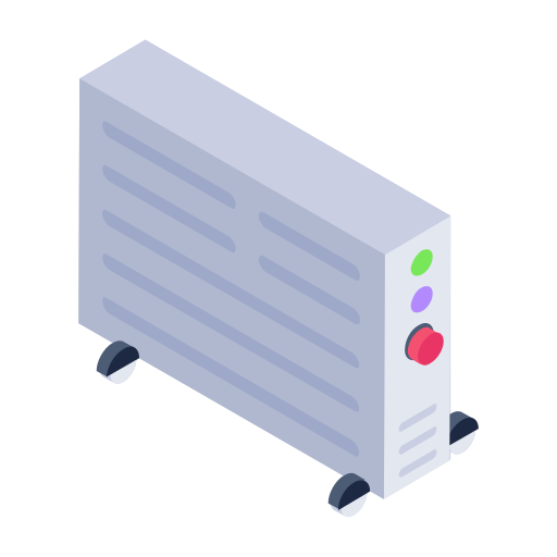 전기 히터 Generic Isometric icon