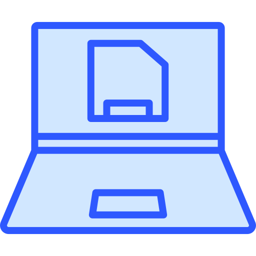 speichern Generic Blue icon