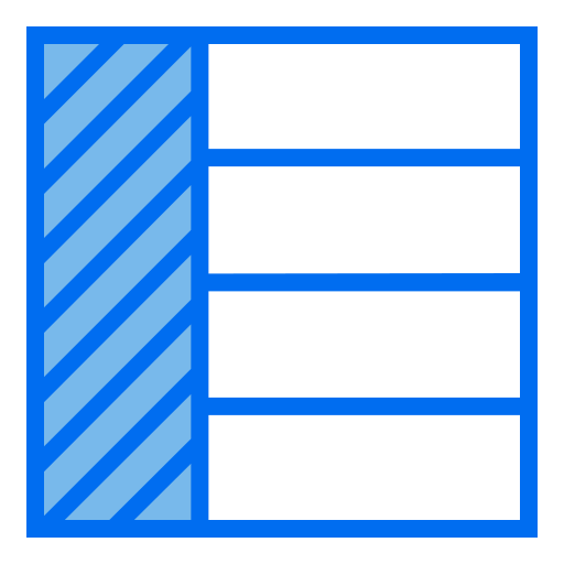 レイアウト Generic Blue icon