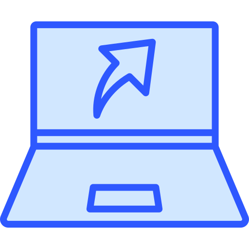 pijlen Generic Blue icoon