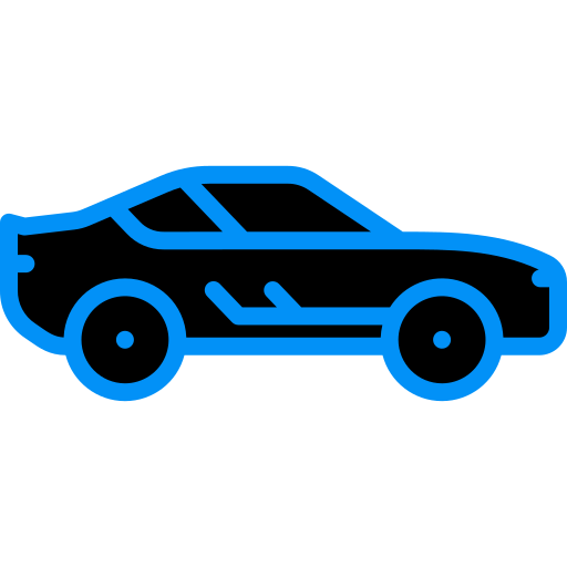 coche Generic Outline Color icono