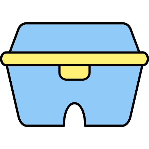 pudełko śniadaniowe Generic Thin Outline Color ikona
