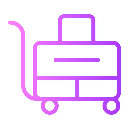 bolsa trolley Generic Gradient icono