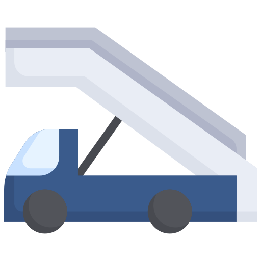 camión de escalera Kosonicon Flat icono