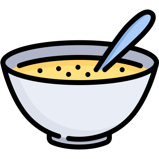 Soup bowl Kosonicon Lineal color icon
