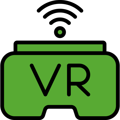 lunettes de réalité virtuelle Generic Outline Color Icône