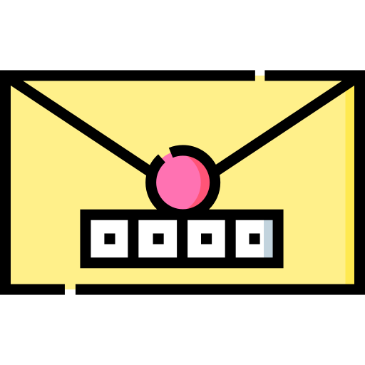 código postal Detailed Straight Lineal color icono