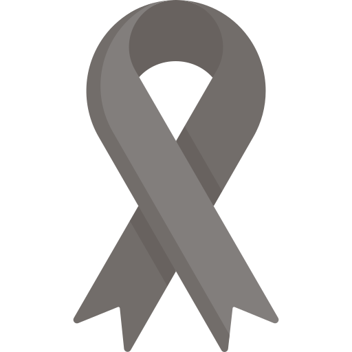 Black ribbon Special Flat icon