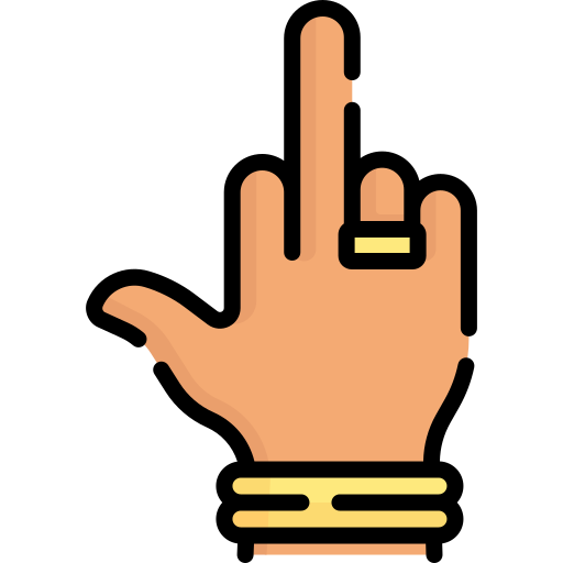 mittelfinger Special Lineal color icon