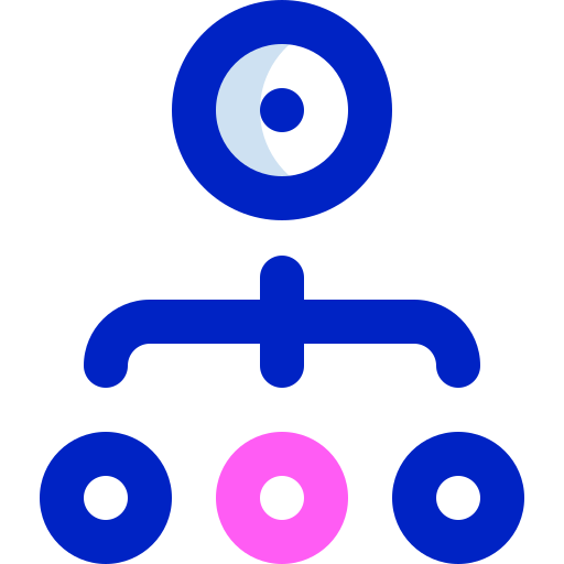 crowdfunding Super Basic Orbit Color icon