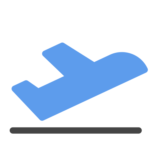Airplane flying Generic Flat icon