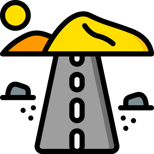 도로 Basic Miscellany Lineal Color icon