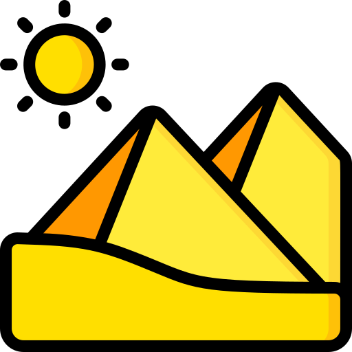 piramidy Basic Miscellany Lineal Color ikona