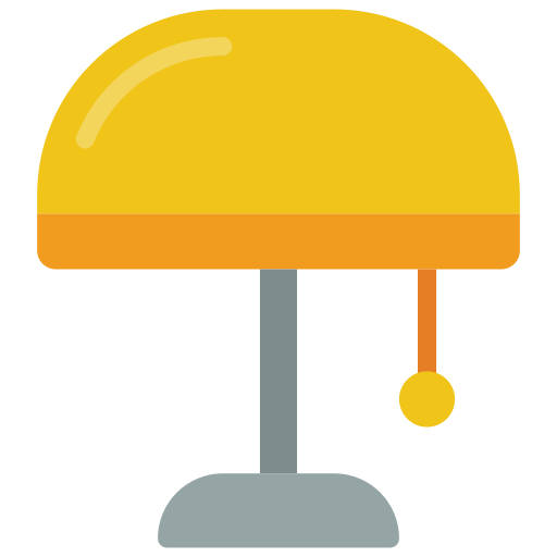 램프 Basic Miscellany Flat icon