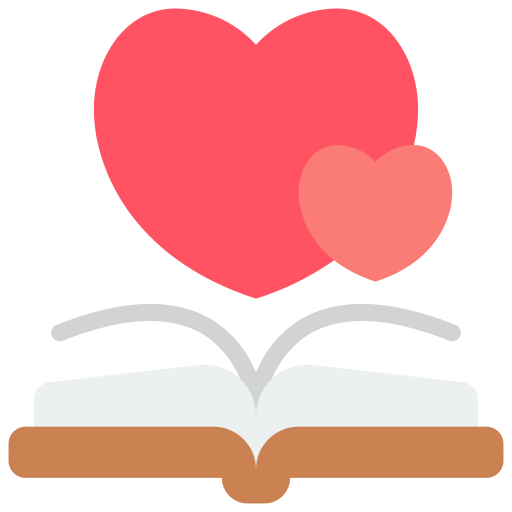 Love books Basic Miscellany Flat icon