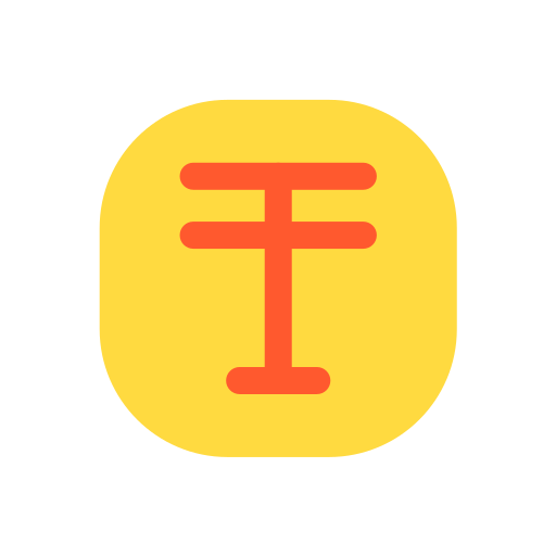 tenge Generic Flat icoon
